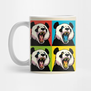 Pop Yawning Panda - Funny Panda Art Mug